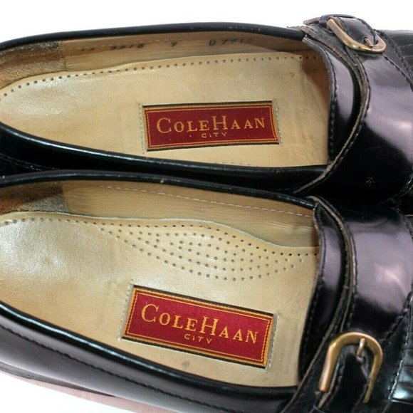Cole Haan City Black Leather Kiltie Fringe Loafers - Picture 6 of 6